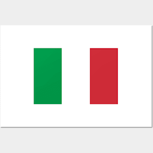 Italian flag trasparent bg Posters and Art